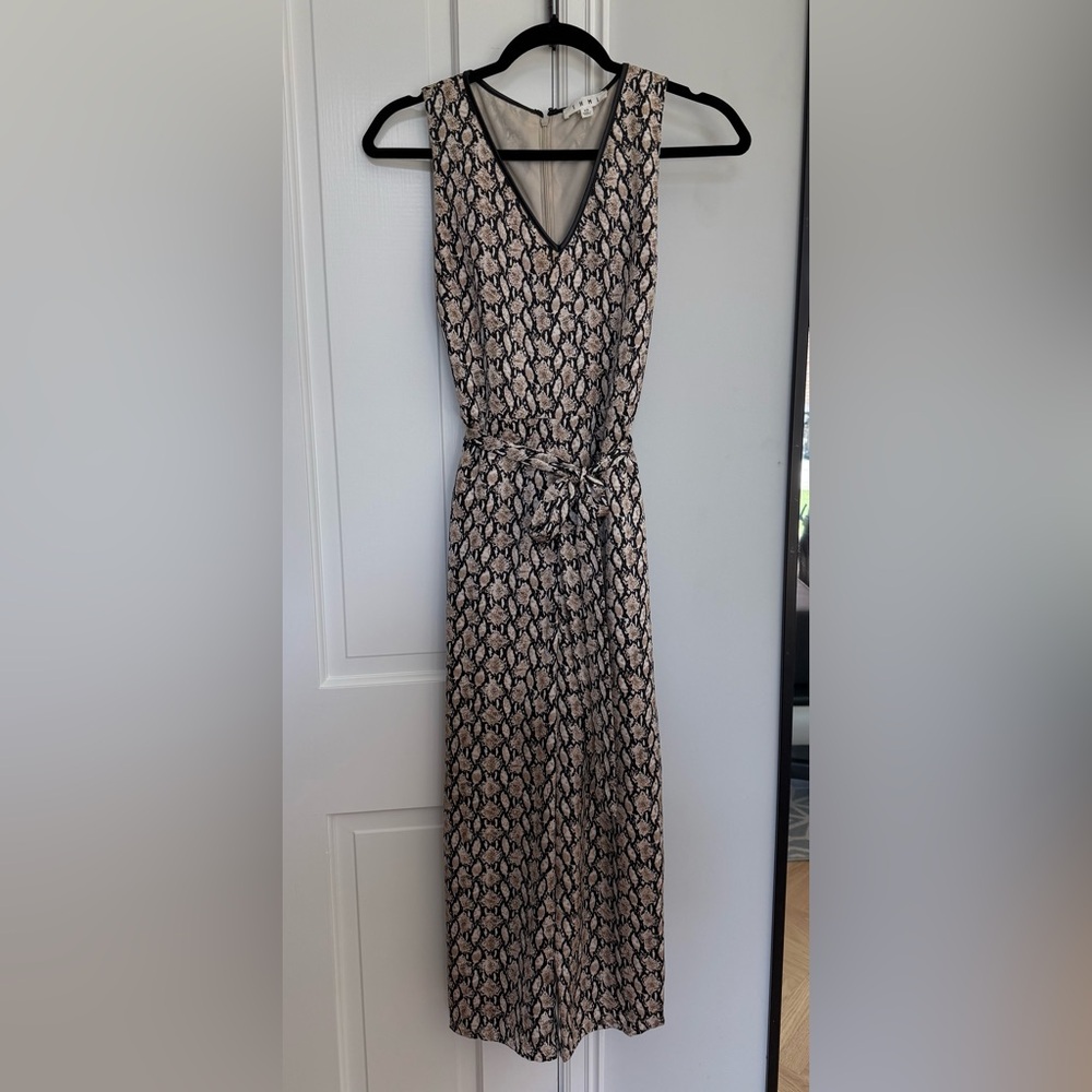 THML Black and Cream ‘snake skin’ Patterned Jumpsuit